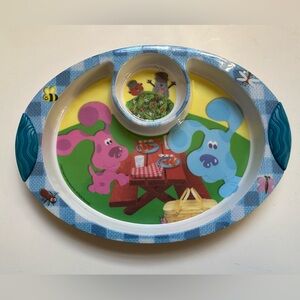 2002 Blue Clues Toddler Dinner Plate